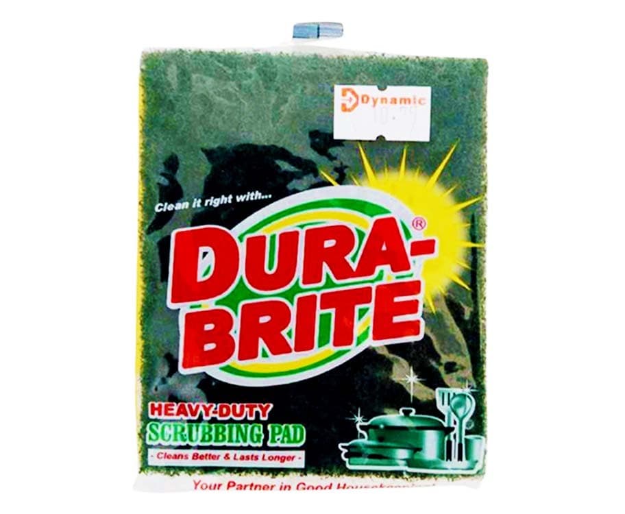 Dura-Brite Heavy-Duty Scrubbing Pad 80mm x 100mm