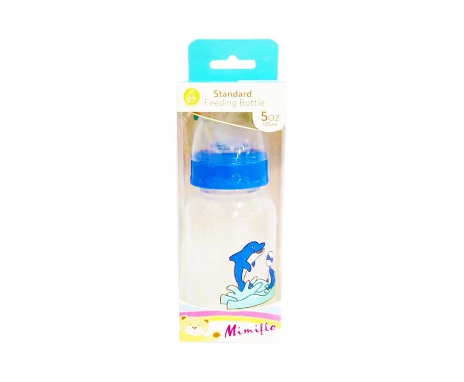 Mimiflo Standard Feeding Bottle Blue 5oz 125mL
