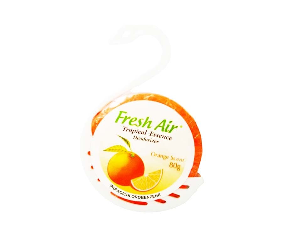Fresh Air Tropical Essence Deodorizer Orange Scent with Swan Holder 80g
