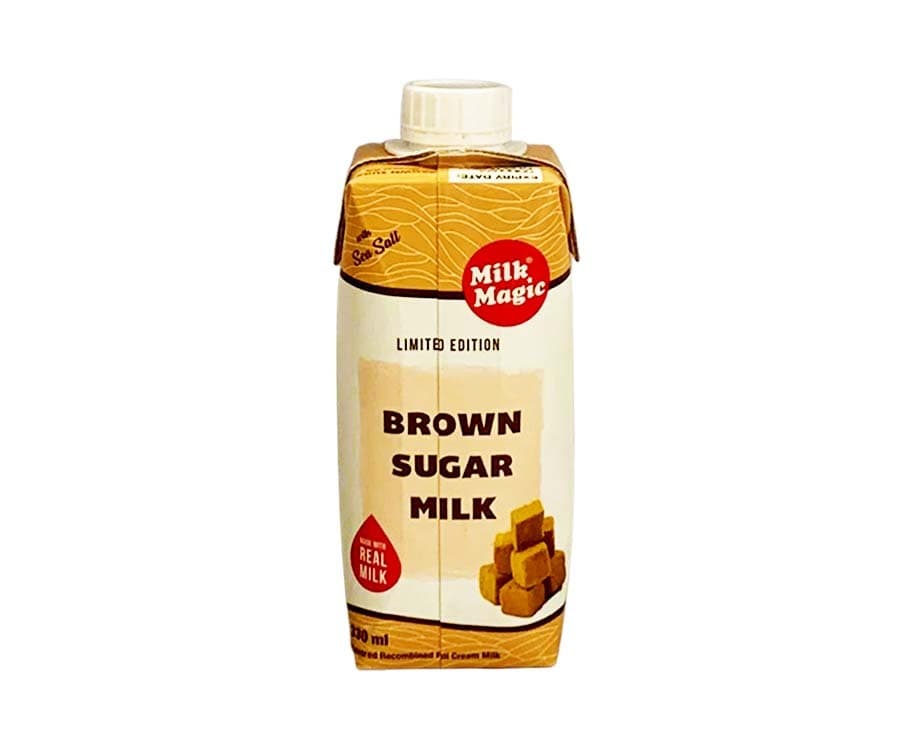 Milk Magic Brown Sugar Milk with Sea Salt Flavored Recombined Full Cream Milk 330mL