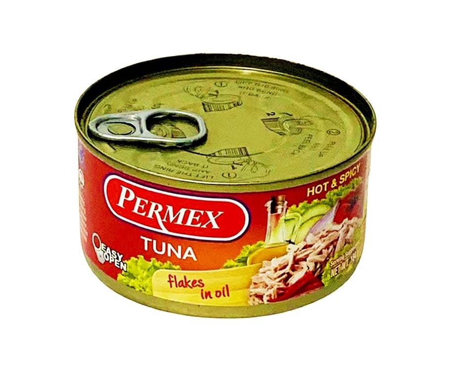 Permex Tuna Flakes in Oil Hot & Spicy 184g
