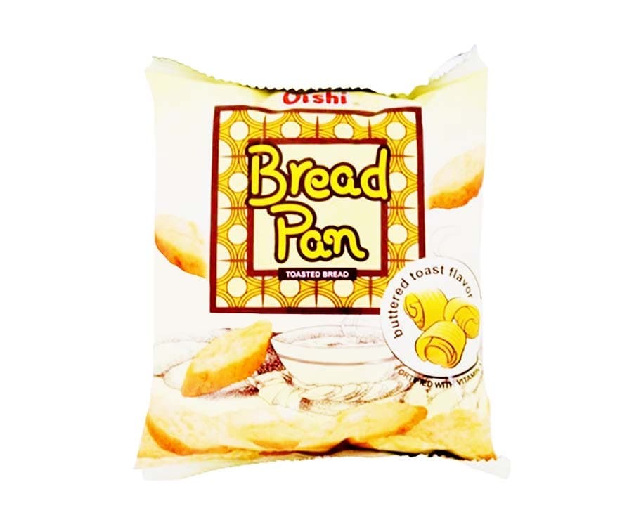 Oishi Bread Pan Toasted Bread Buttered Toast Flavor 24g