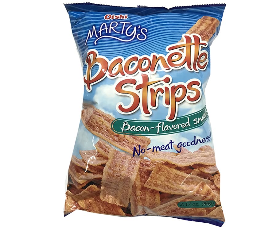 Oishi Marty's Baconette Strips Bacon-Flavored Snack 90g