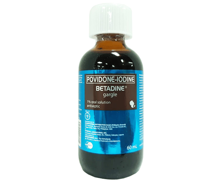 Povidone-Iodine Betadine Gargle 60mL