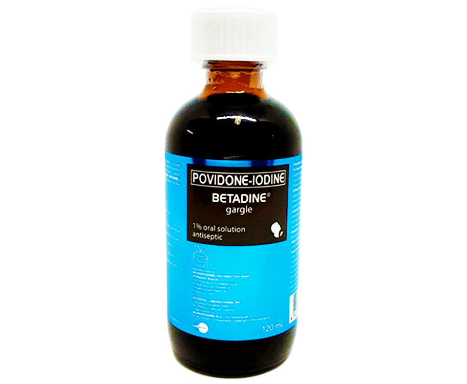 Povidine-Iodine Betadine Gargle 120mL