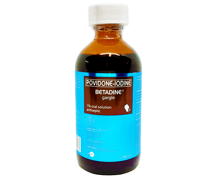 Povidine-Iodine Betadine Gargle 240mL
