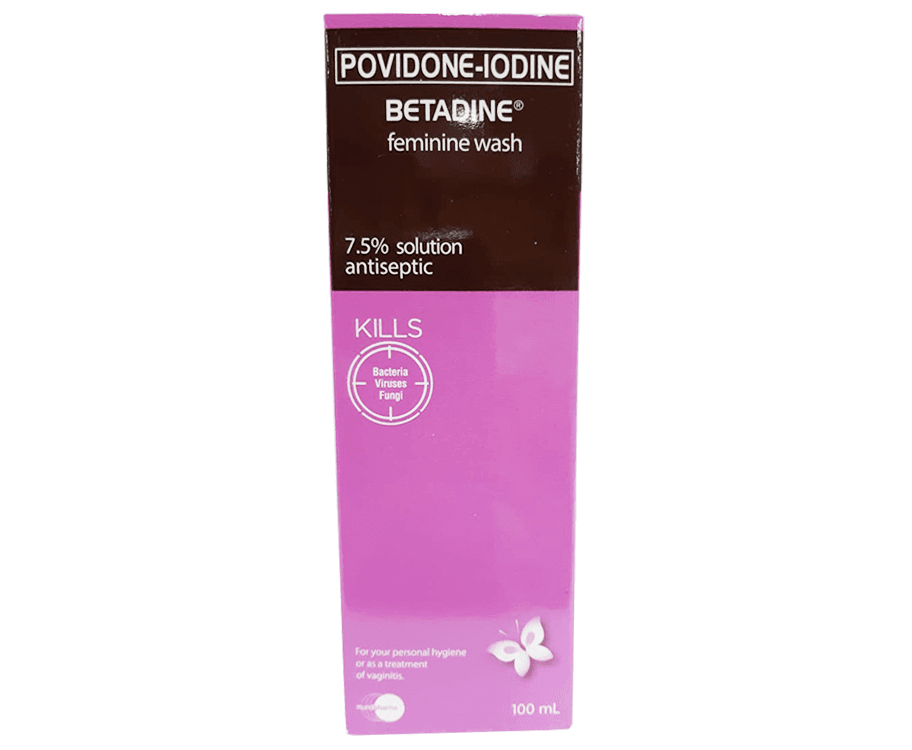 Povidone-Iodine Betadine Feminine Wash 100mL