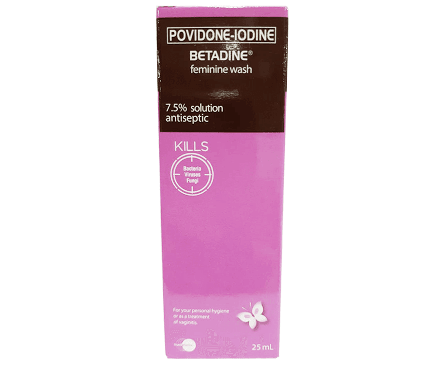 Povidone-Iodine Betadine Feminine Wash 25mL