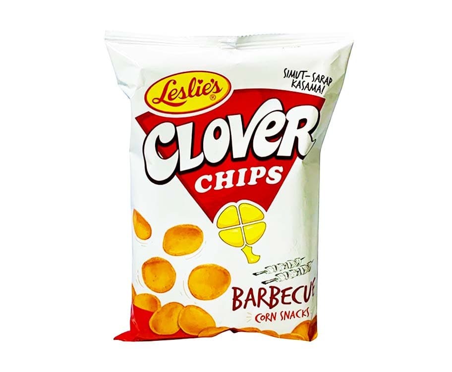 Leslie's Clover Chips Barbecue Corn Snacks 85g