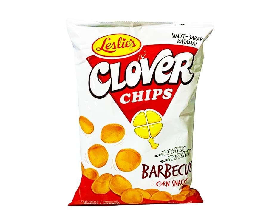 Leslie's Clover Chips Barbecue Corn Snacks 145g