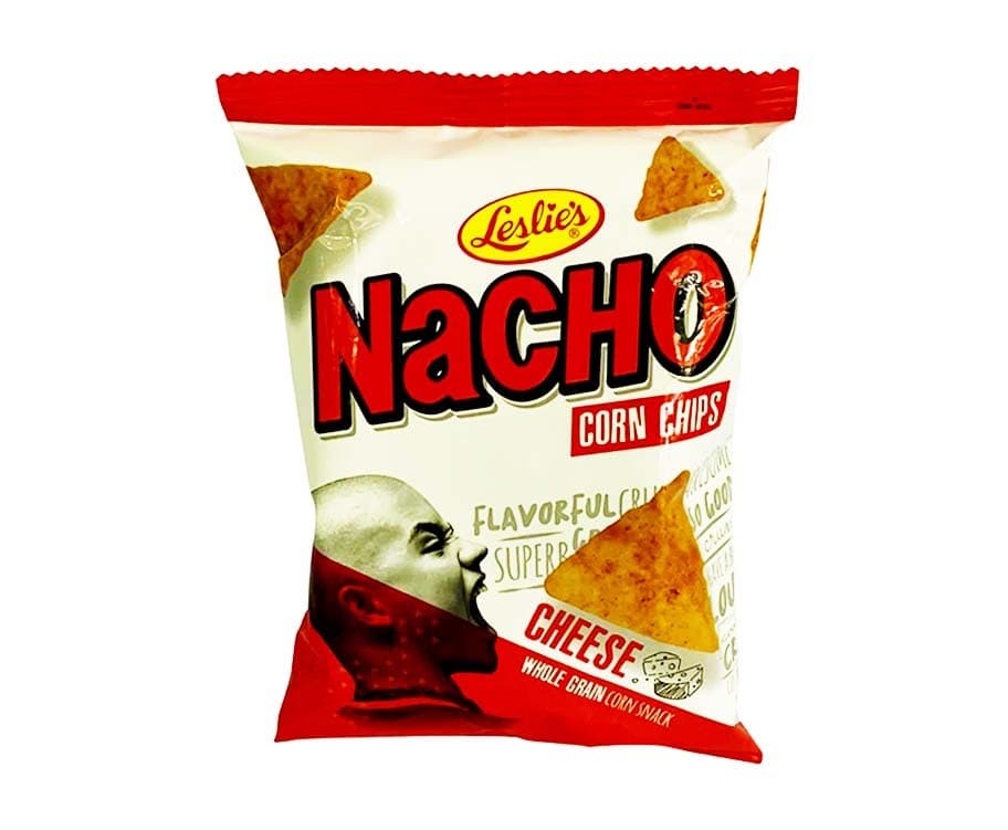 Leslie's Nacho Corn Chips Cheese Whole Grain Corn Snack 27g