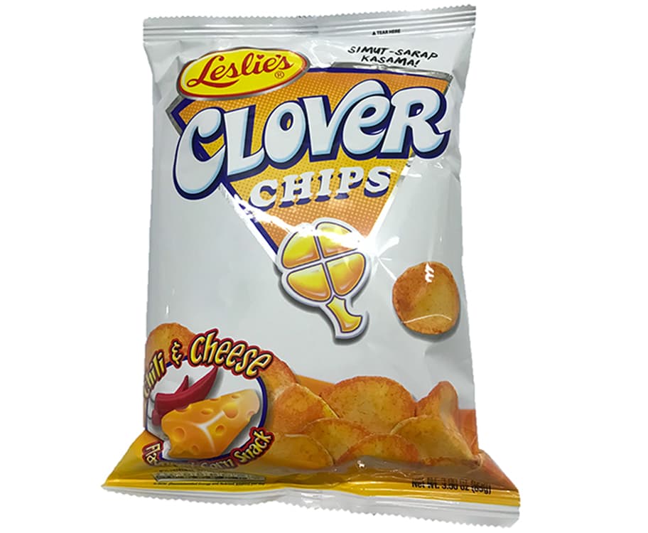 Leslie's Clover Chips Chili & Cheese Flavored Corn Snack 85g