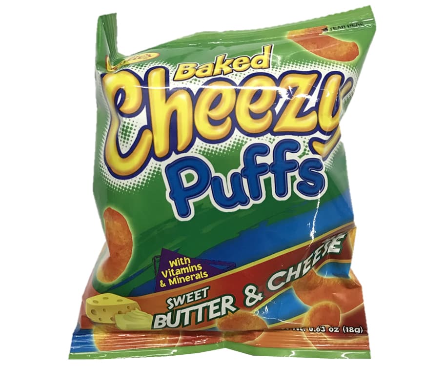 Leslie's Baked Cheezy Puffs Sweet Butter & Cheese 18g