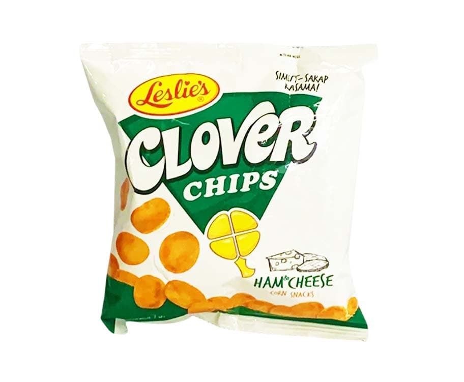 Leslie's Clover Chips Ham & Cheese Corn Snacks 55g