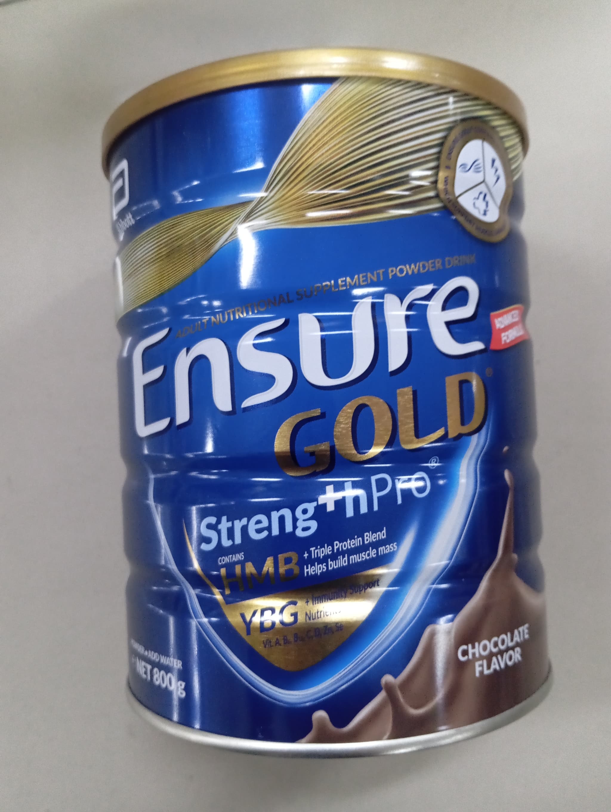 Abbott Ensure Gold Strength Pro Advance Formula Adult Nutritional Supplement Powder Drink Chocolate Flavor 800g