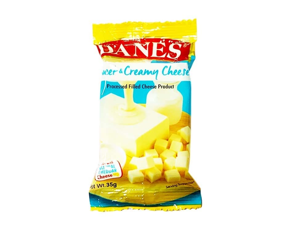 Danes Sweet & Creamy Cheese Processed Filled Cheese Product 35g
