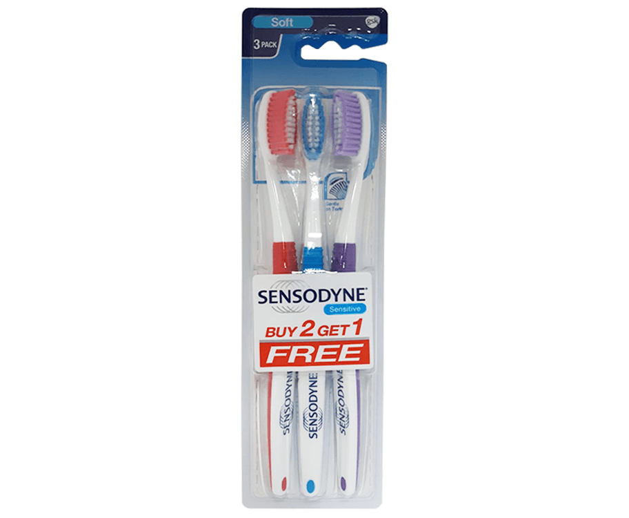 Sensodyne Sensitive Soft Toothbrush Buy 2, Get 1 Free