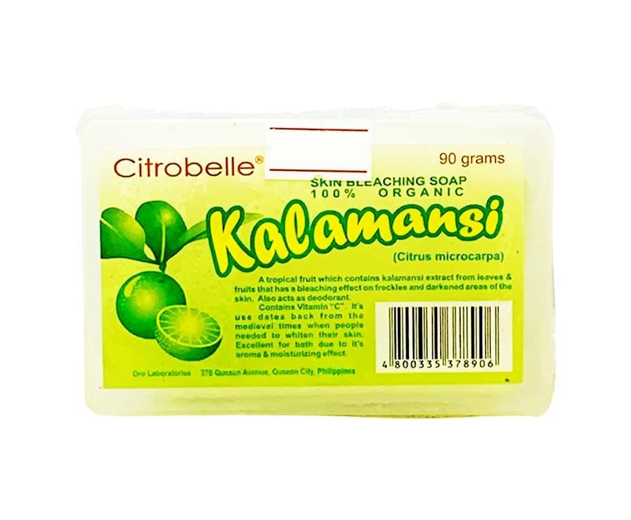 Citrobelle 100% Organic Skin Bleaching Soap Kalamansi (Citrus Microcarpa) 90g