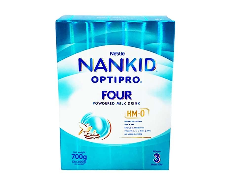 Nestlé NANKID OptiPro Four Powdered Milk Drink Above 3 Years Old (2 Packs x 350g) 700g