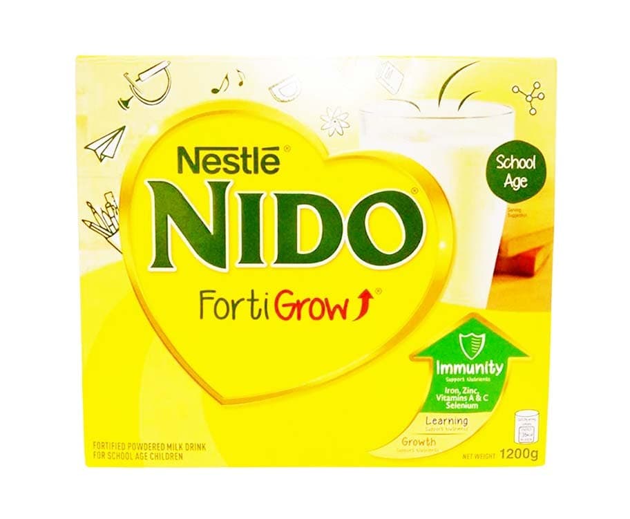 Nestlé Nido FortiGrow Fortified Powdered Milk Drink For School Age Children 1.2kg