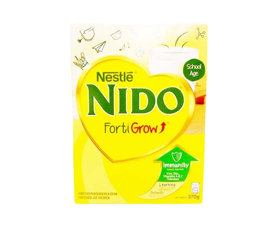 Nestlé Nido FortiGrow Fortified Powdered Milk Drink For School Age Children 370g