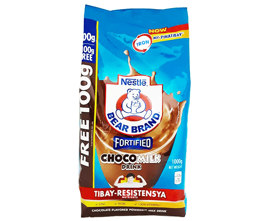 Nestlé Bear Brand Fortified Choco Milk 900g