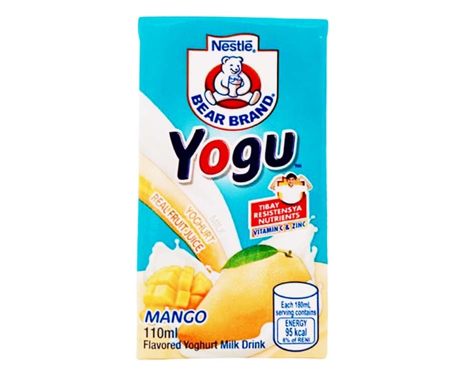 Nestlé Bear Brand Yogu Mango Flavored Yoghurt Milk Drink 110mL