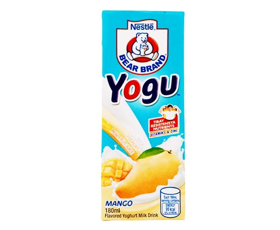 Nestlé Bear Brand Yogu Mango Flavored Yoghurt Milk Drink 180mL