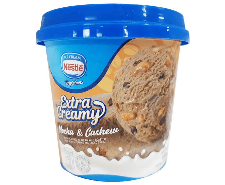 Nestlé Ice Cream Temptations Extra Creamy Mocha & Cashew 450mL