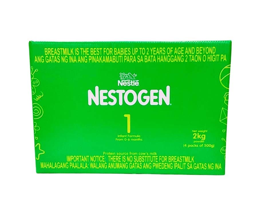 Nestlé Nestogen 1 Infant Formula From 0-6 Months (4 Packs x 500g) 2kg