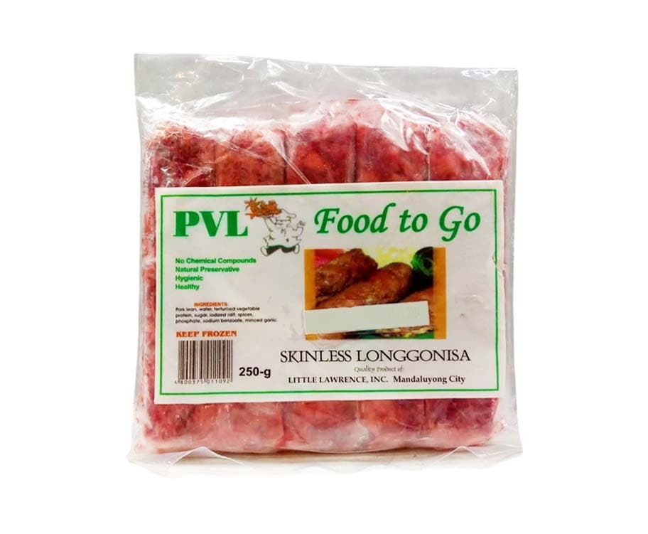 PVL Food To Go Skinless Longganisa 250g
