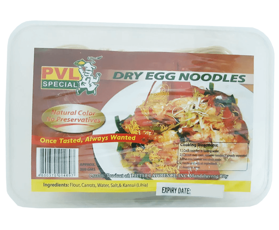 PVL Special Dry Egg Noodles 300g