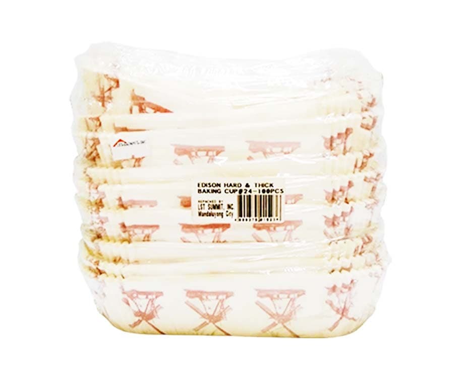 Edison Hard & Thick Baking Cup #24 100 Pieces
