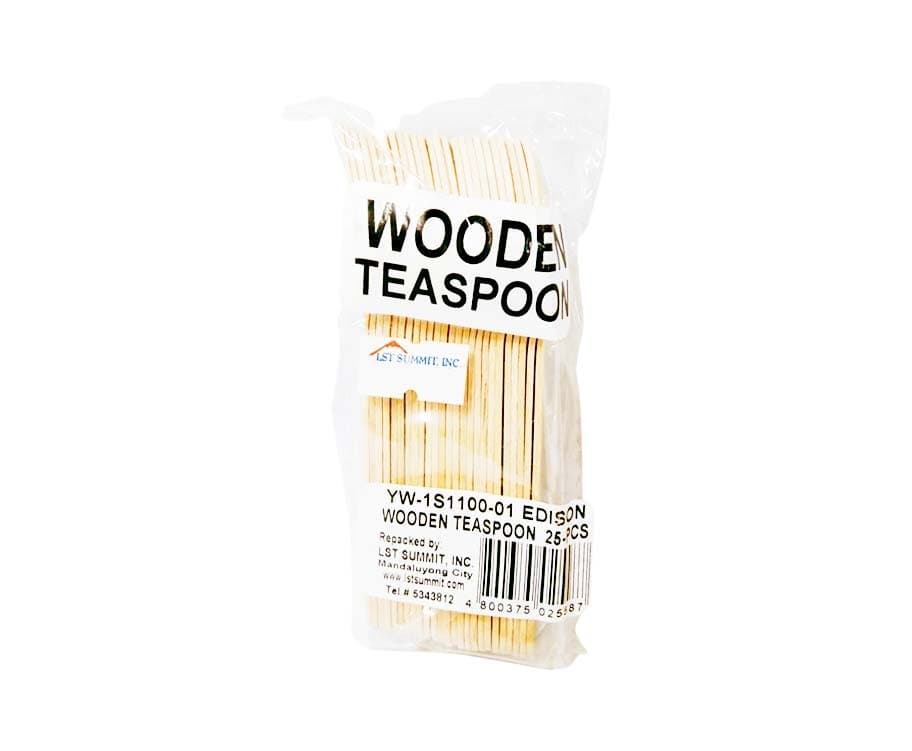 Edison Wooden Teaspoon 25 Pieces