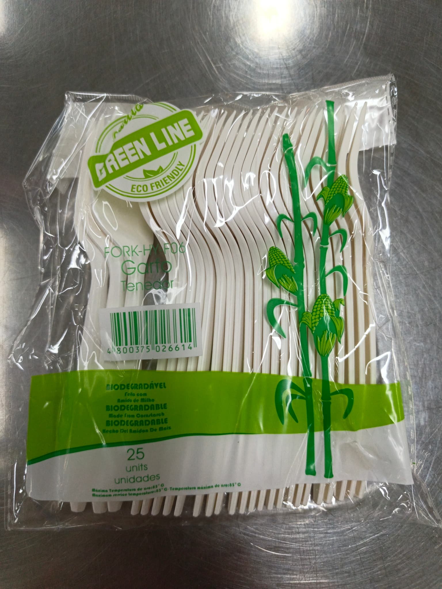 Paula Green Line Corn Stach Fork 25 Units