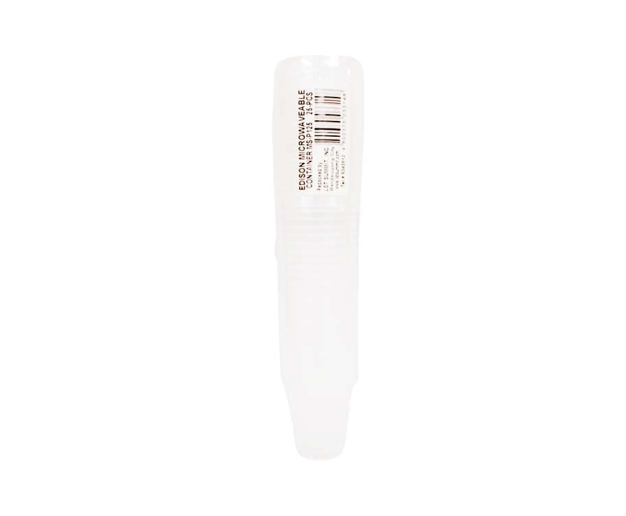 Edison Microwaveable Container MS-P125 25 Pieces