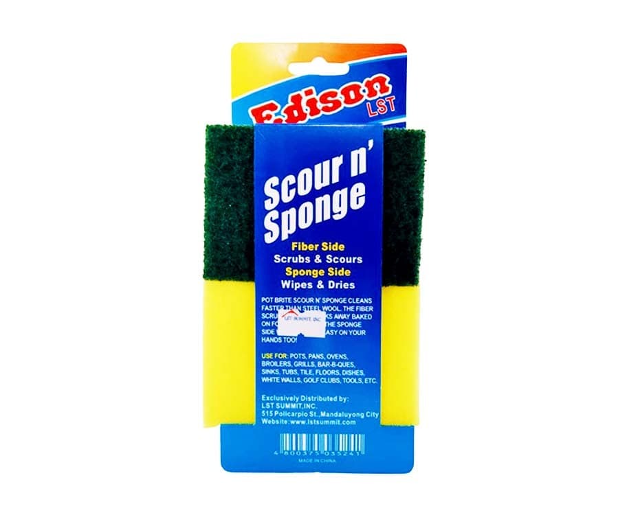 Edison LST Scour n' Sponge 2 Pieces