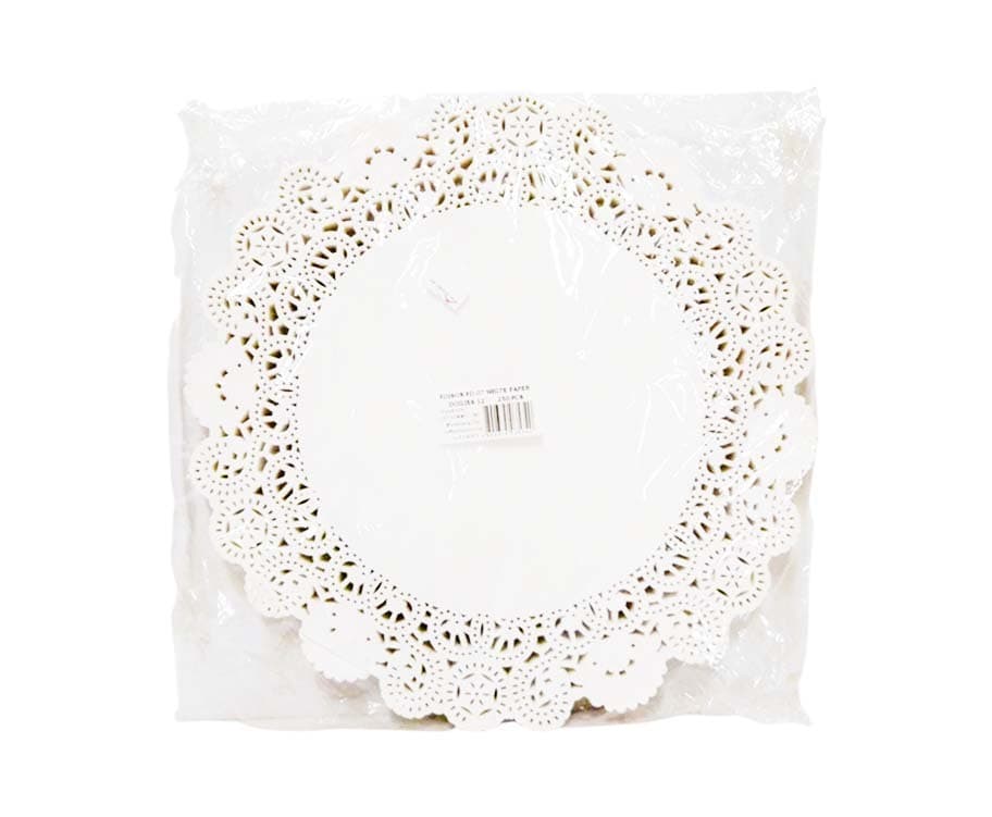 Edison White Paper Doilies 12" 250 Pieces