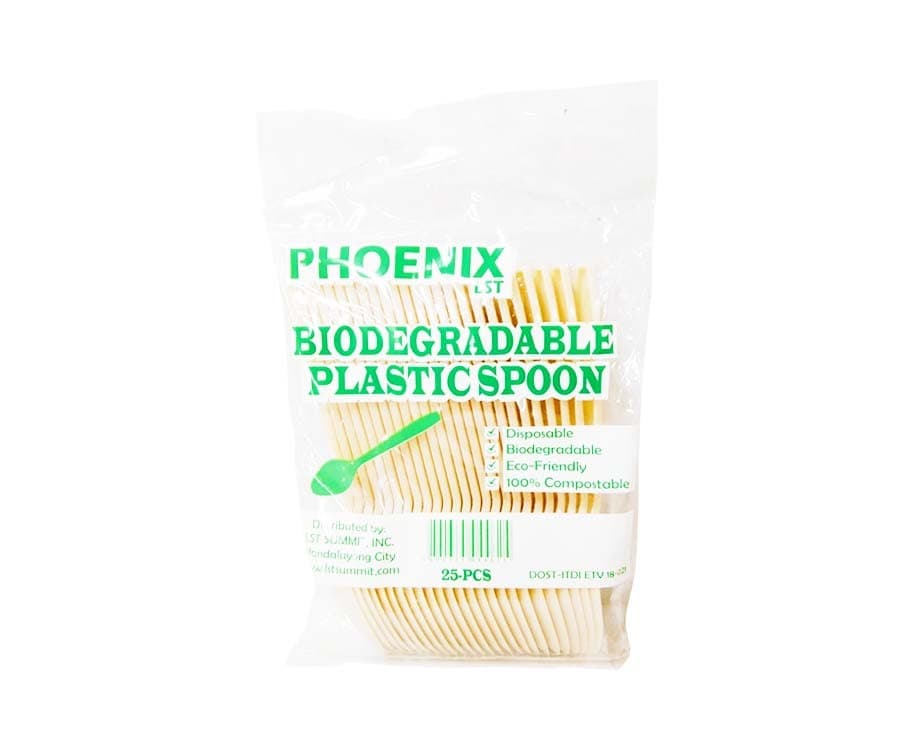 Phoenix LST Biodegradable Plastic Spoon 25 Pieces