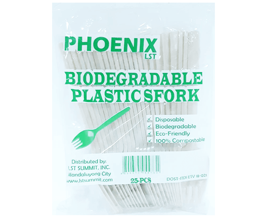 Phoenix Biodegradable Plastic Sfork 25 Pieces