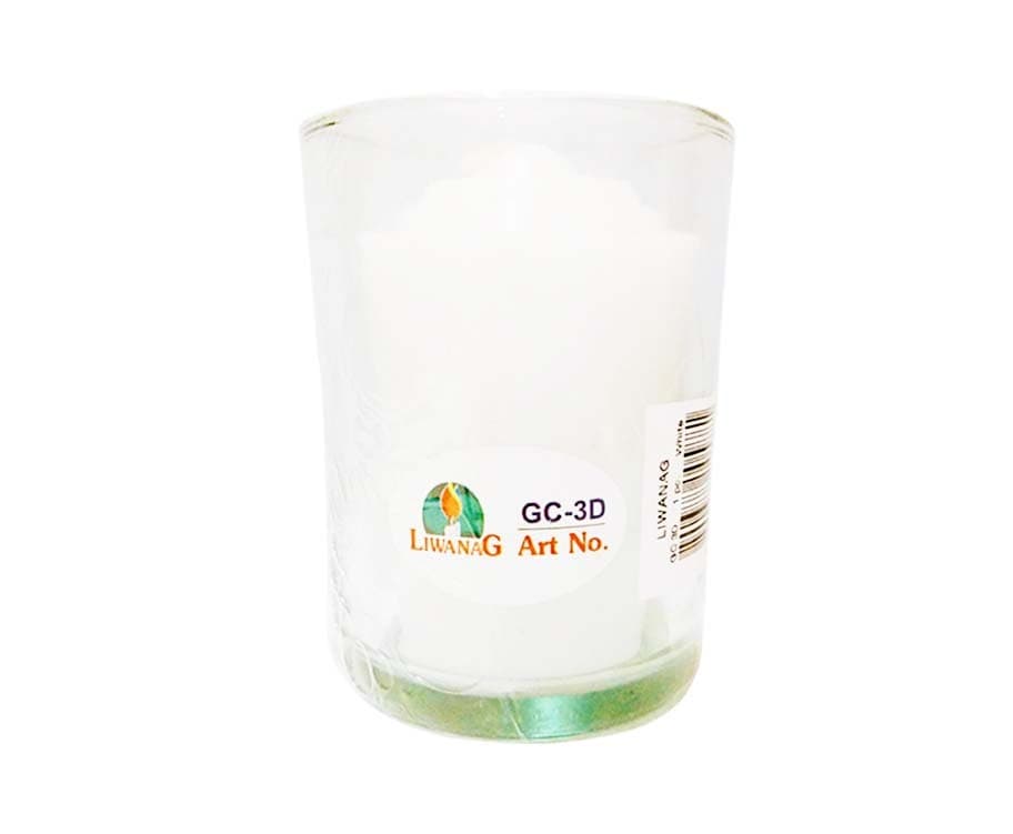Liwanag Glass Candle 3D Clear
