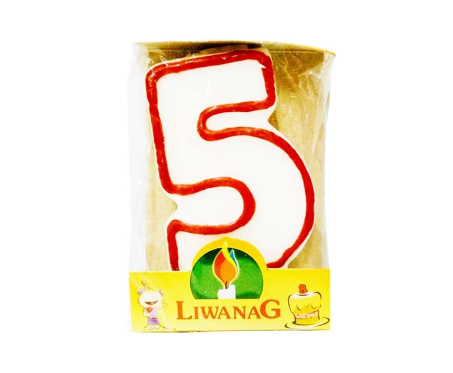 Liwanag Number Candle No. 5