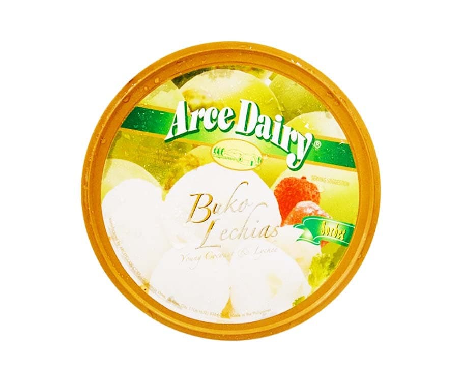 Arce Dairy Ice Cream Buko Lechias Young Corn & Lychee 1.5L