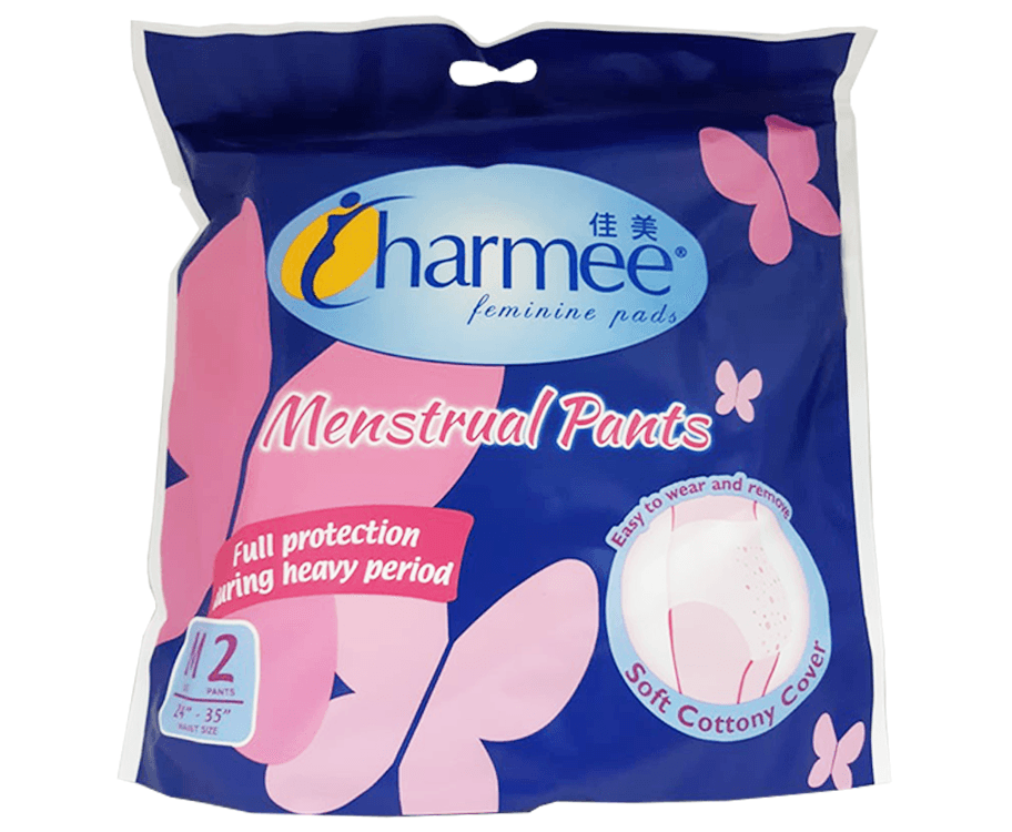 Charmee Menstrual Pants M 24"-35" Waist Size 2 Pants