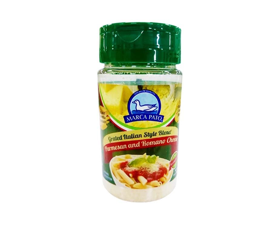 Marca Pato Grated Italian Style Blend Parmesan and Romano Cheese 85g