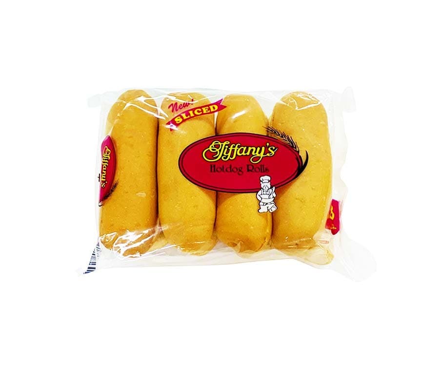 Tiffany's Hotdog Rolls Sliced 8 Pieces