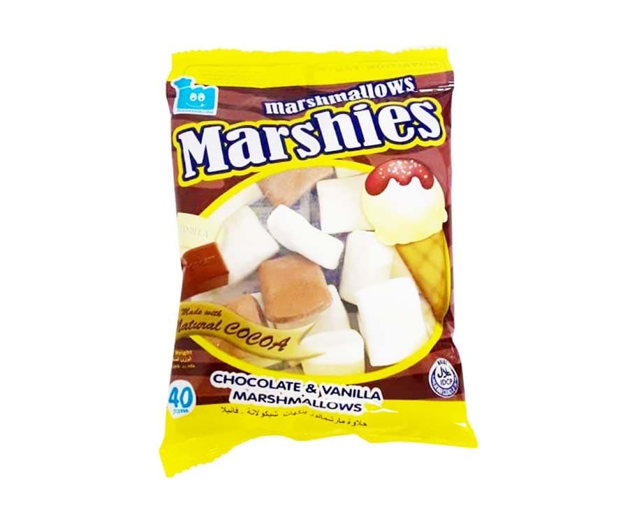 Marshies Chocolate & Vanilla Marshmallows 40g