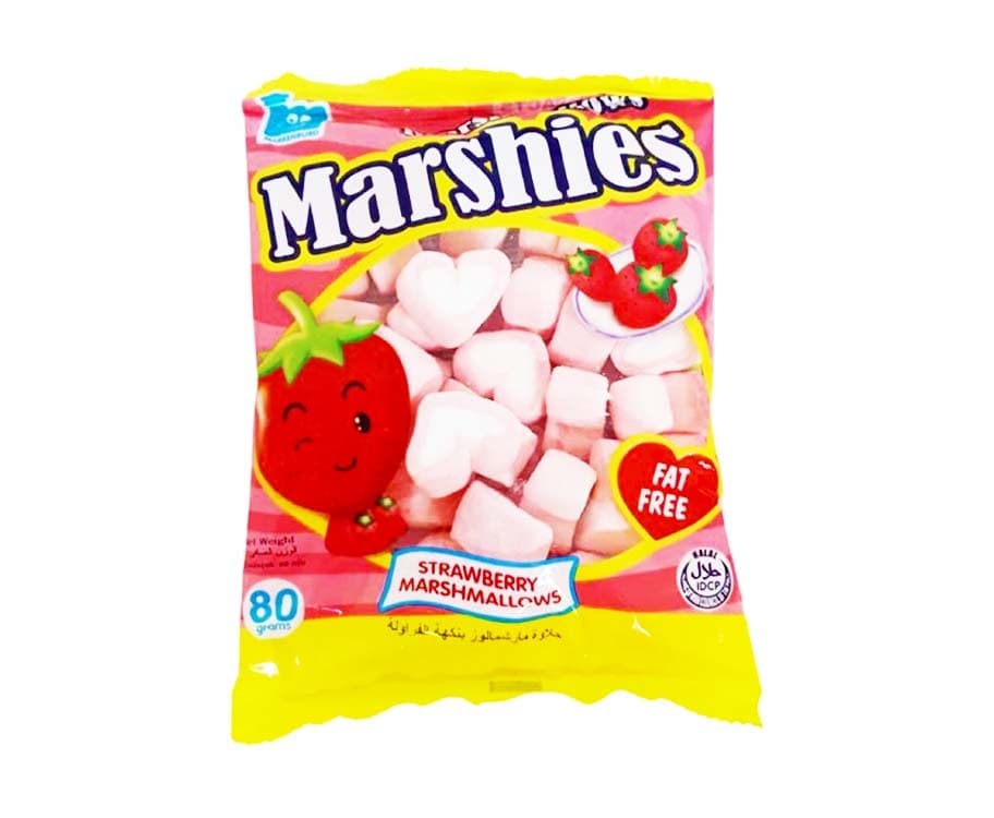 Marshies Strawberry Marshmallows 80g