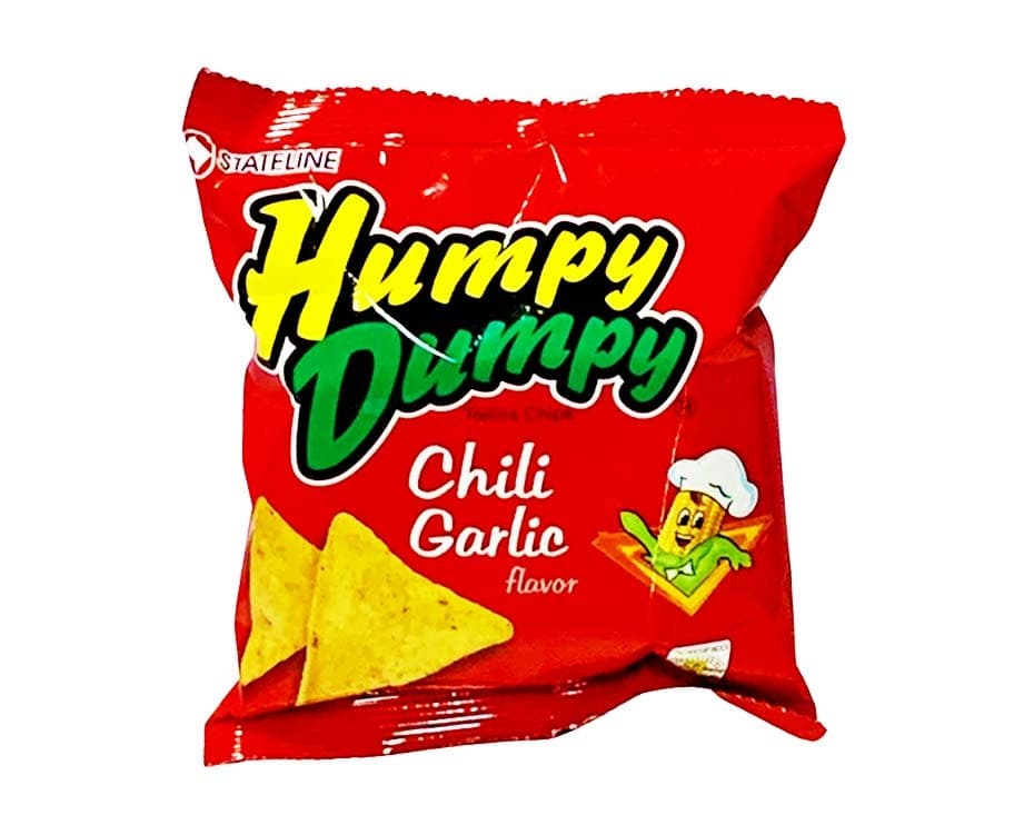 Stateline Humpy Dumpy Tortilla Chips Chili Garlic Flavor 25g