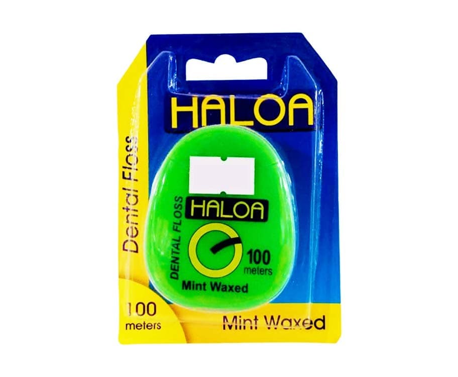 Haloa Dental Floss Mint Waxed 100 Meters
